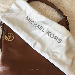 Michael Kors leather shoulder bag